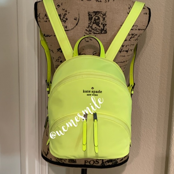 Kate Spade Backpack Radiant Yellow - Picture 2 of 13